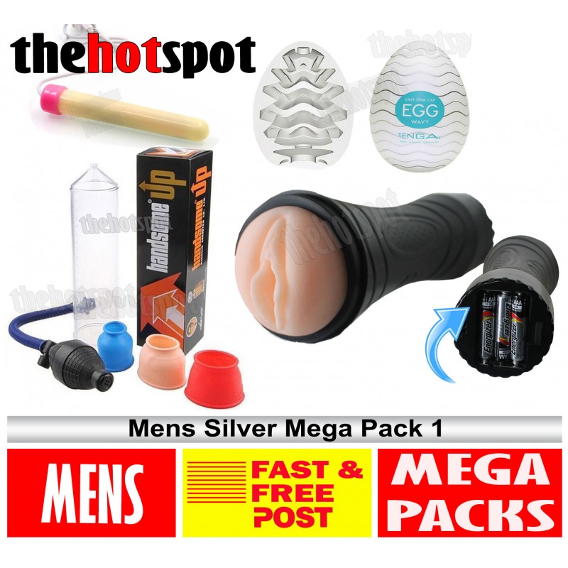 Mens Silver Pack 1 Sex Toy Mega Pack